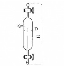 Пипетка газовая, эскиз 3-63