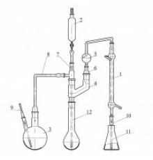 Прибор для определения азота в органических соединениях (эскиз 1-140)