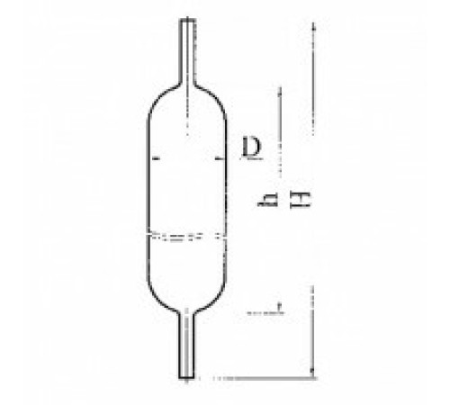 Пипетка газовая, эскиз 3-98